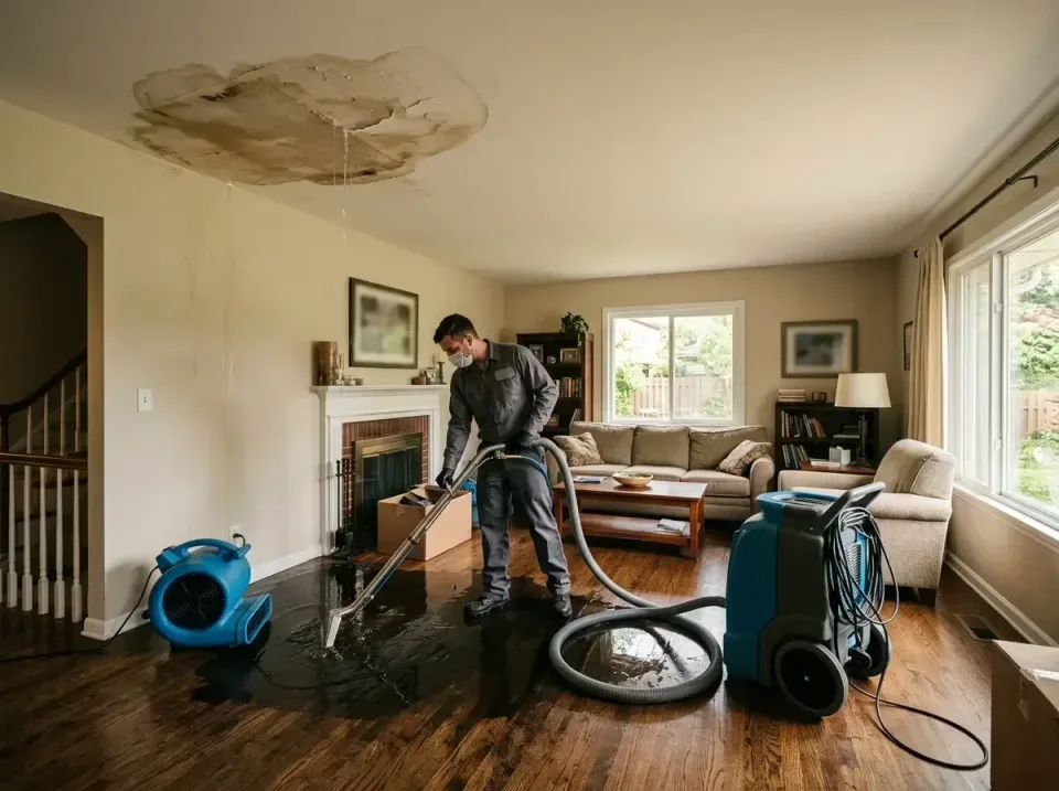 attic-pipe-burst-ceiling-drip-008 — frequently asked questions, Water Damage Restoration & Carpet Care in Hunter, OH